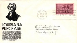 #1020 Louisiana Purchase – Anderson Cachet Addressed to Anderson SCand