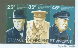 St. Vincent #389-391 Unused Multiple