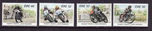 Ireland-Sc#1010-13-unused NH set-Motorcycle Races-1996-