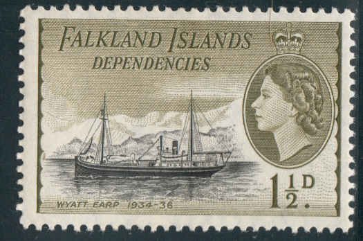 Falkland Islands Dependencies #1L21  Mint NH CV $2.00