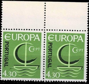 Portugal 1966,Sc.#982 MNH pair, Europa C.E.P.T.