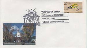 1991 Vermont BiCentennial VERPEX '91 Rutland VT  Pictorial