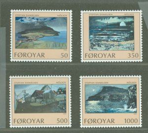 Faroe Islands #212-215  Single (Complete Set) (Paintings)