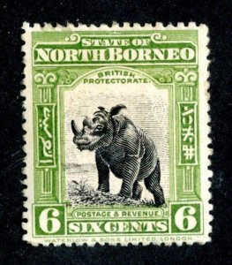 1909 North Borneo Sc#142 MH* ( 1981 BCX2 )