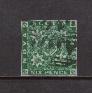 Nova Scotia #5 Very Fine Used With Rare A91 Mailboat Cancel