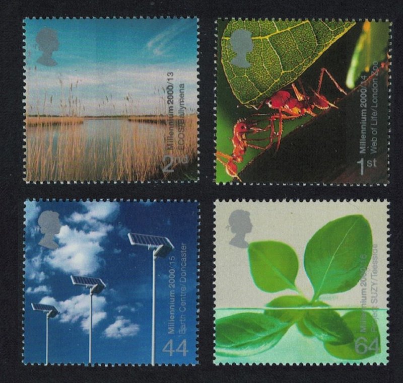 Great Britain Ants Solar Energy Trees Millennium Projects Life and Earth 4v