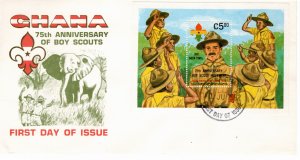 Ghana 1982 Sc 798 souvenir sheet FDC