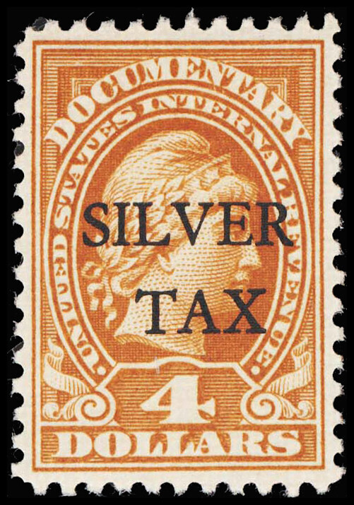 U.S. REV. Silver TAX Rg16 Mint (ID 109551) United States, Revenues