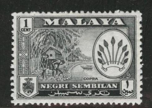 MALAYA Negri Sembilan Scott 64 mh* from 1957-1963 set