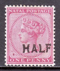 Natal - Scott #80 - MH - Minor ink offset on reverse - SCV $3.50