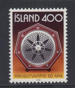 Iceland    #537      mnh     cat $1.10
