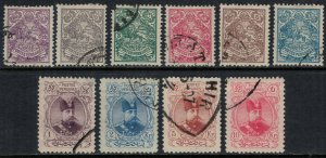 Iran #351-60  CV $10.75