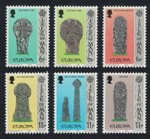 Isle of Man Europa Celtic and Norse Crosses 6v 1978 MNH SC#133-138 SG#133-138