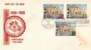 Philippines 1968 Concordia College Series FDC - Unaddressed - L31581