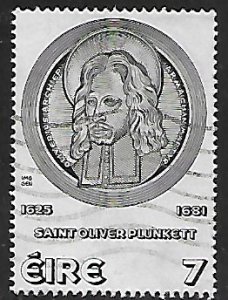 Ireland - # 380 - St. Oliver Plunkett - used.....(Bl10)