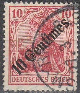 Germany Off In Turkey #56 F-VF Used CV $4.50  (S4263)