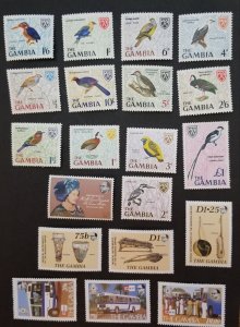 GAMBIA Mint MNH Unused OG Stamp Lot T3478