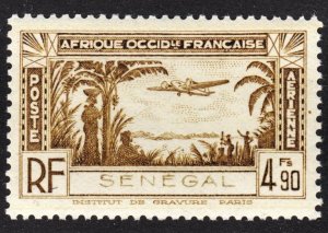 Senegal Scott C15 F to VF mint OG NH. Lot #A.  FREE...