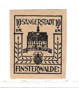 Finsterwalde WWII Germany World War II Local Stamp 1946 10+8pf MNH** A20P4F181-