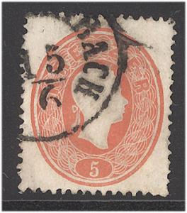 Austria 1860  Scott #14 used