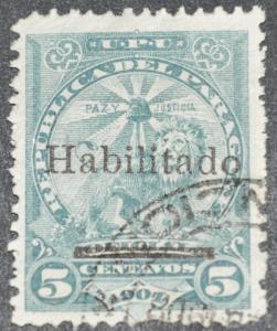 DYNAMITE Stamps: Paraguay Scott #143   USED