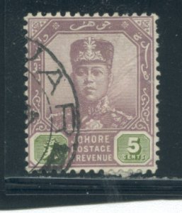 Malaya - Johore 107  Used cgs (4