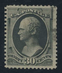 USA 190 - 30 cent on Soft Porous Paper - F/VF Used reperf