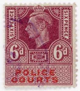 (I.B) George VI Revenue : Police Courts 6d
