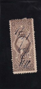 40c Inland Exchange, Sc #R52c, Used (45087)