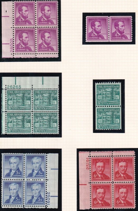 US Stamps - General Issues of 1954-1968