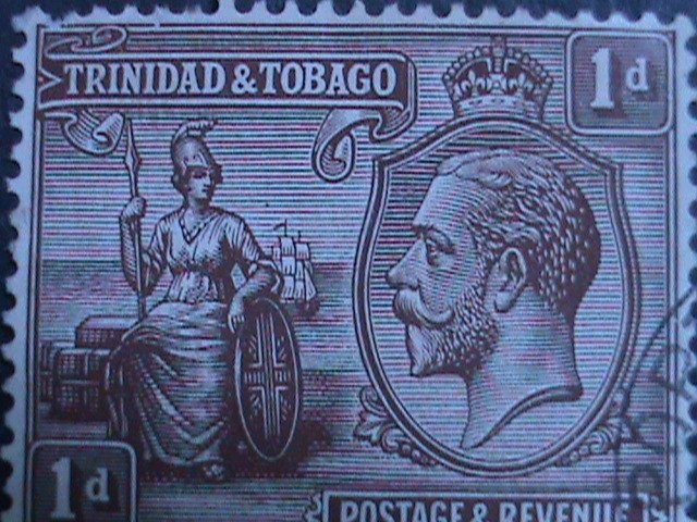 TRINIDAD-1922 SC#22-KING GEORGE V USED VF-101 YEARS OLD WE SHIP TO WORLDWIDE