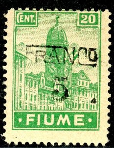 Fiume, Scott #58, Unused, Hinged