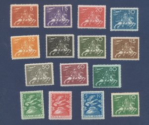 SWEDEN - Scott 213 & 215-228  - VF MNH- - two scans