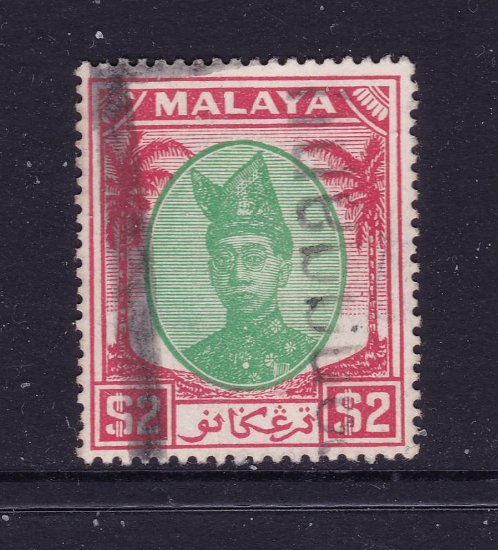 Trengganu (Malaya) the 1949 used $2