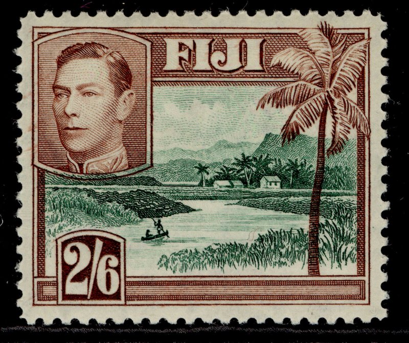 FIJI GVI SG265, 2s 6d green & brown, M MINT.