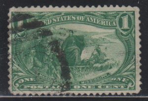 United States,  1c Marquette (SC# 285) Used