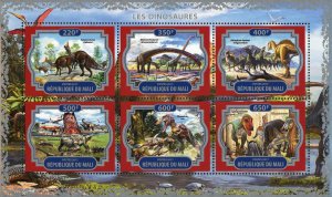 Dinosaur Pinocchio Rex Pre Historic Animal Nature Souvenir Sheet of 6 Stamps MNH