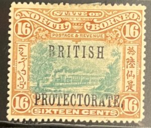 North Borneo, 1902, SC 123, Hinged, Very Fine