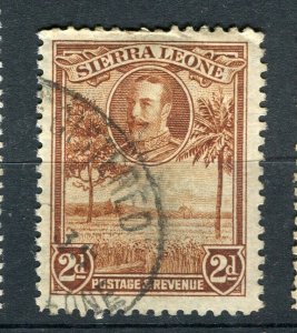 SIERRA LEONE; 1930s early GV pictorial issue fine used 2d. value