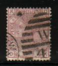 Great Britain Sc 67 1876 2 1/2d claret Victoria stamp used