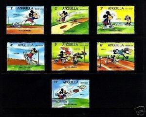ANGUILLA - 1984 - DISNEY - MICKEY - OLYMPICS   MINT - MNH...