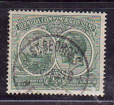 Bermuda-Sc#56- id6-used 1/2d KGV-1920-1- nice cancel-