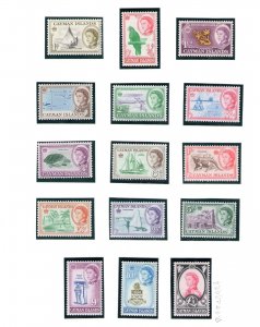 1962-64 CAYMAN ISLANDS - Elisabetta II e Vedute - SG 165/179 - MNH**