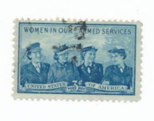 USA 1952  Scott 1013 used - 3c, Service Women issue