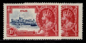 FIJI GV SG242 + 242a, 1½d SHADE VARIETIES, NH MINT. Cat £12.