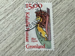 Greenland #309 Used,  Figureheads Type of 1994, 5k  2024 SCV $5.50