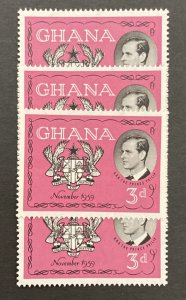 Ghana 1959 #66, Wholesale lot of 5, MNH,CV $1.50