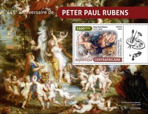 C A R - 2022 - Peter Paul Rubens - Perf Souv Sheet - Mint Never Hinged