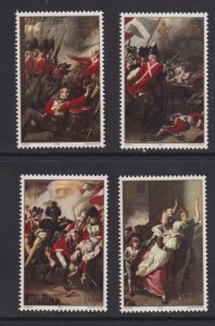 Jersey   #242-245  MNH  1981  battle of Jersey