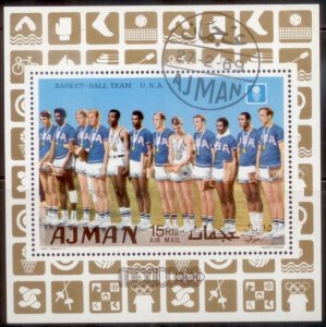 Ajman 1969  MI# 209 CTO S/S MNH L189